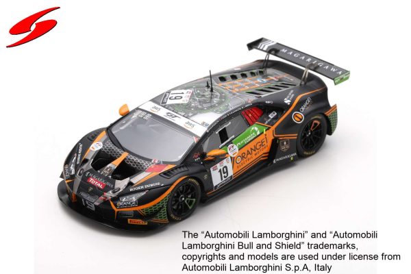 Lamborghini Huracán GT3 EVO #19 Orange 1 FFF Racing Team 24H Spa 2020 SB413  - Model Car Passion